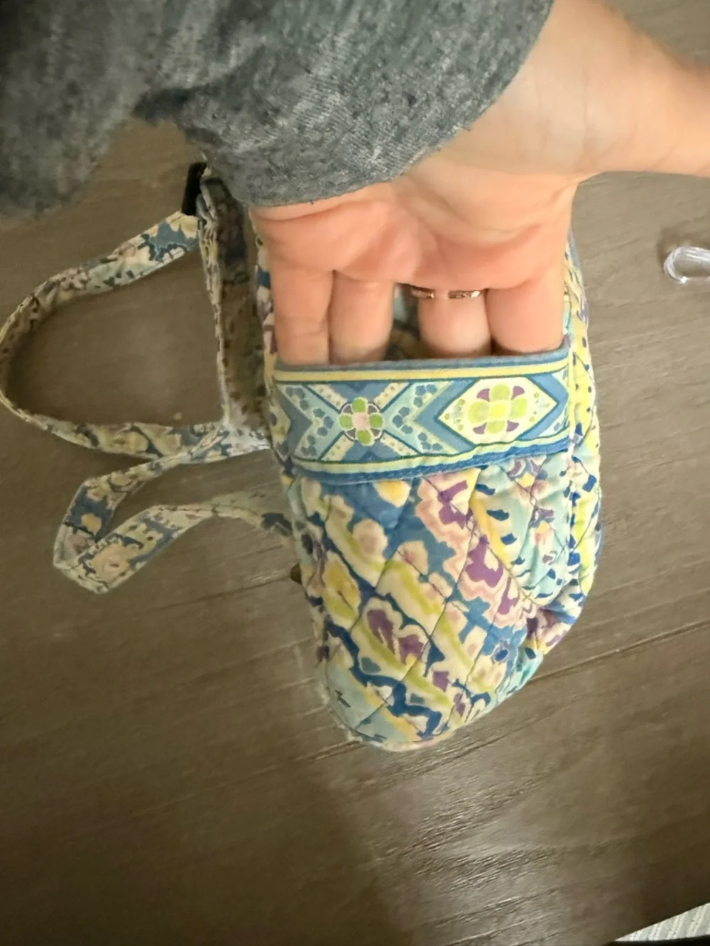 Vera Bradley‎ Vintage Capri Blue Paisley Mini Backpack Retired Print